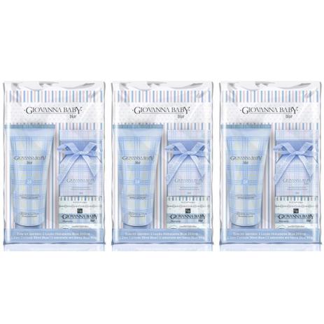 Giovanna Baby Blue Hidratante 200ml + Colônia 20ml + Sabonete 90g (Kit C/03) Menor preço em Giovanna Baby Blue Hidratante 200ml + Colônia 20ml + Sabonete 90g (Kit C/03)