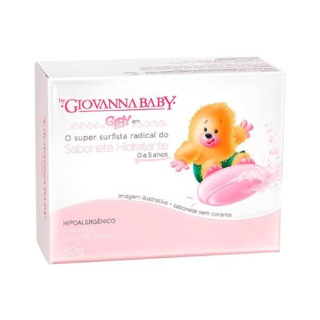 Giovanna Baby Giby Rosa Sabonete 80g Menor preço em Giovanna Baby Giby Rosa Sabonete 80g