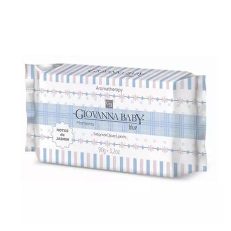 Giovanna Baby Moments Blue Sabonete 90g Menor preço em Giovanna Baby Moments Blue Sabonete 90g