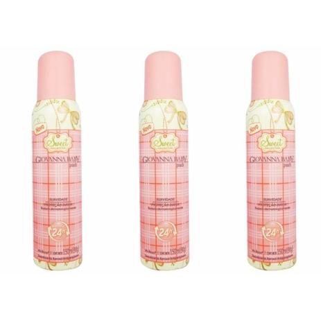 Giovanna Baby Peach Desodorante Aerosol 150ml (Kit C/03) Menor preço em Giovanna Baby Peach Desodorante Aerosol 150ml (Kit C/03)
