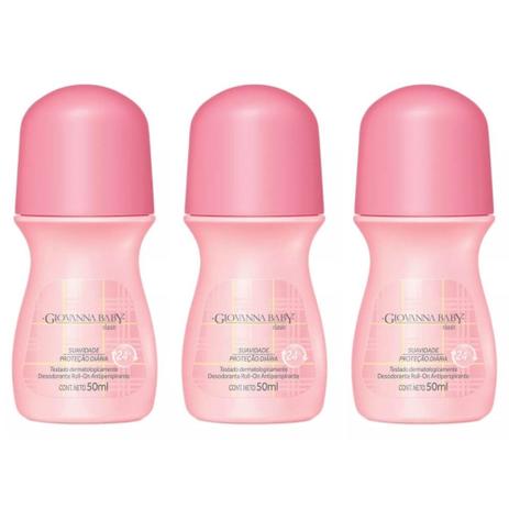 Giovanna Baby Rosa Desodorante Rollon 50ml (Kit C/03) é boa?