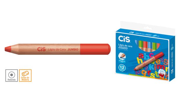 Giz De Cera Jumbo C/12 Cores Cis é boa?