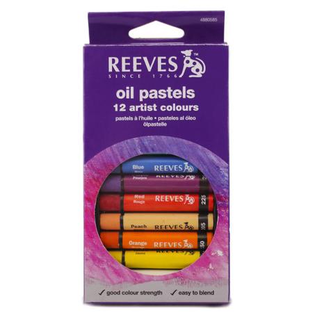 Giz Pastel Oleoso Reeves com 12 Cores - 4880585 é boa?