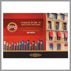 Giz Pastel Seco Koh-i-noor 8515 Toison Dor 36 Cores Menor preço em Giz Pastel Seco Koh-i-noor 8515 Toison Dor 36 Cores