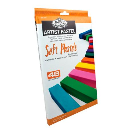 Giz Pastel Seco Royal Langnickel com 48 Cores- CPA-A48 Menor preço em Giz Pastel Seco Royal Langnickel com 48 Cores- CPA-A48