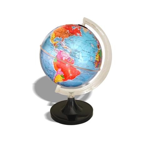 Globo Terrestre Gênio Politico Libreria 21cm Menor preço em Globo Terrestre Gênio Politico Libreria 21cm