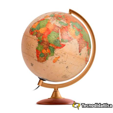 Globo Terrestre Histórico Colombo Iluminado 30cm Tecnodidattica Menor preço em Globo Terrestre Histórico Colombo Iluminado 30cm Tecnodidattica