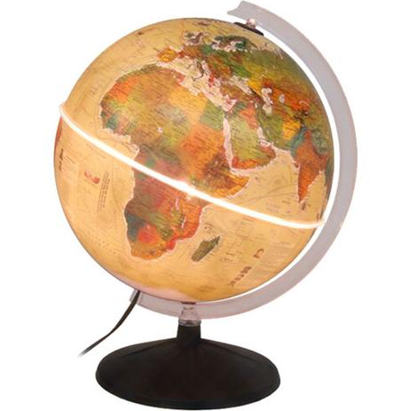 Globo Terrestre Histórico Iluminado 30cm Libreria Menor preço em Globo Terrestre Histórico Iluminado 30cm Libreria