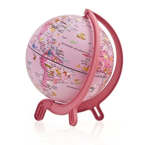 Globo Terrestre Mini Giacomino Tecnodidattica Pink 16cm Menor preço em Globo Terrestre Mini Giacomino Tecnodidattica Pink 16cm