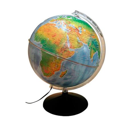 Globo Terrestre Político Mondo Iluminado 30cm Libreria Menor preço em Globo Terrestre Político Mondo Iluminado 30cm Libreria