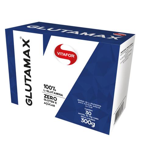 Glutamax 100 L-Glutamina 30 Sachês de 10g - Vitafor Menor preço em Glutamax 100 L-Glutamina 30 Sachês de 10g - Vitafor