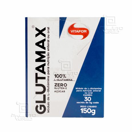 Glutamax 100 L-Glutamina 30 Sachês de 5g - Vitafor Menor preço em Glutamax 100 L-Glutamina 30 Sachês de 5g - Vitafor