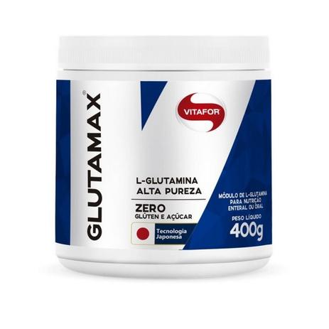 Glutamina Glutamax em pó Vitafor 400g Menor preço em Glutamina Glutamax em pó Vitafor 400g