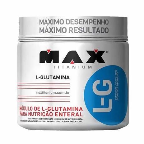 Glutamina L-G - 150g - Max Titanium Menor preço em Glutamina L-G - 150g - Max Titanium
