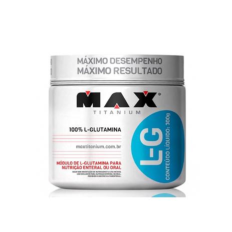 Glutamina l-g max titanium 300g Menor preço em Glutamina l-g max titanium 300g