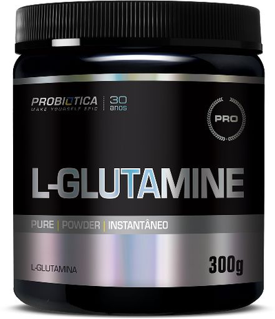 Glutamina Probiótica L-glutamine - 300g - Próbiotica Menor preço em Glutamina Probiótica L-glutamine - 300g - Próbiotica