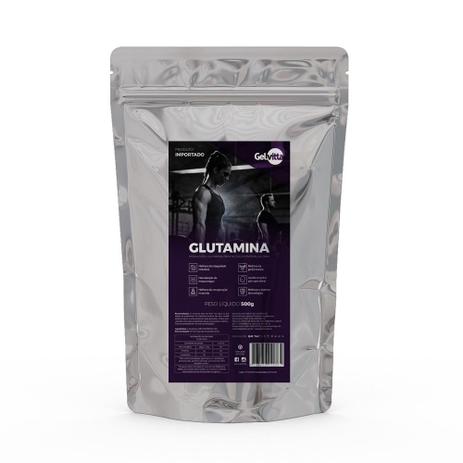 Glutamina Pura em pó 500g L-Glutamina Gelvitta Menor preço em Glutamina Pura em pó 500g L-Glutamina Gelvitta