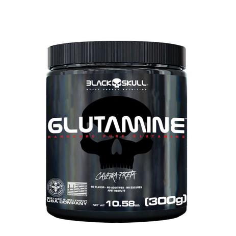 Menor preço em Glutamine black skull - 300g