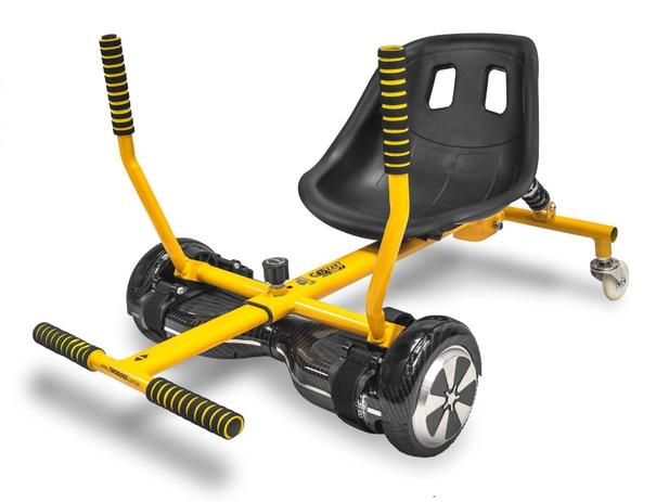 Go Kart Drift Amarelo para Hoverboard Two Dogs Menor preço em Go Kart Drift Amarelo para Hoverboard Two Dogs