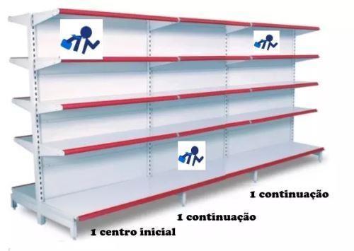 Gondola Centro Amapa 3 Metros 1 Inicial 2 Continuação Menor preço em Gondola Centro Amapa 3 Metros 1 Inicial 2 Continuação