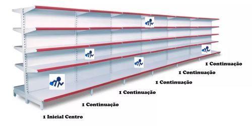 Gondola Centro Amapa 6 Metros 1 Inicial 5 Continuação Menor preço em Gondola Centro Amapa 6 Metros 1 Inicial 5 Continuação