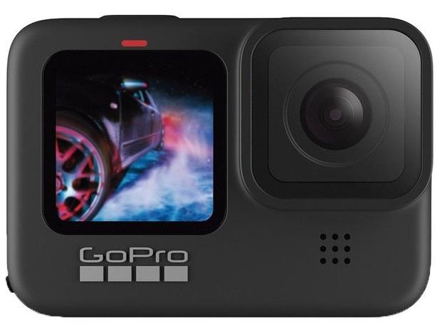 GoPro HERO9 Black 20MP Wi-Fi Bluetooth GPS - 2,27” à Prova de Água Transmissão ao Vivo