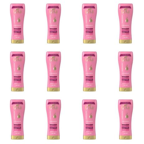 Gota Dourada Ceramidas Condicionador 340ml (Kit C/12) Menor preço em Gota Dourada Ceramidas Condicionador 340ml (Kit C/12)