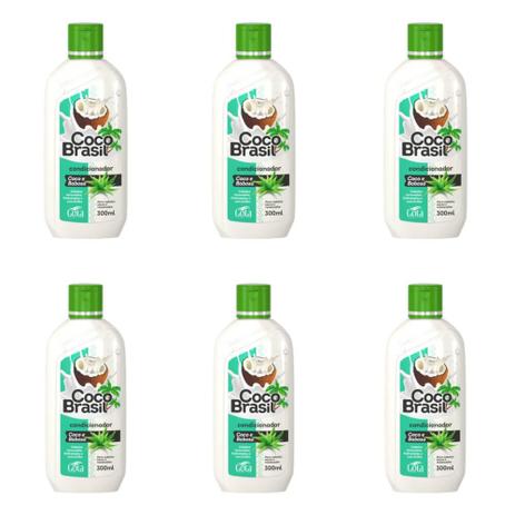 Gota Dourada Coco Brasil Condicionador Coco E Babosa 300ml (Kit C/06) Menor preço em Gota Dourada Coco Brasil Condicionador Coco E Babosa 300ml (Kit C/06)