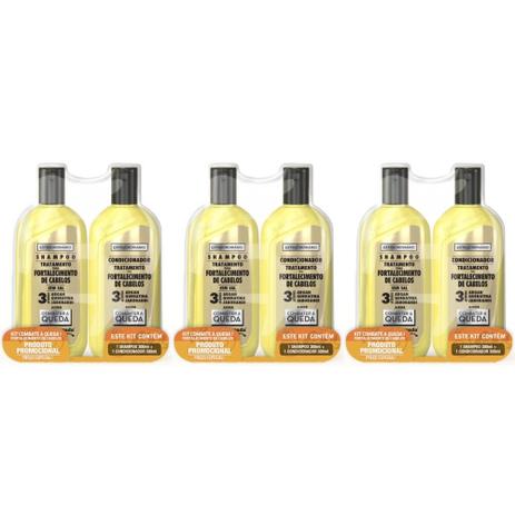 Gota Dourada Fortalecimento Shampoo + Condicionador 300ml (Kit C/03) Menor preço em Gota Dourada Fortalecimento Shampoo + Condicionador 300ml (Kit C/03)