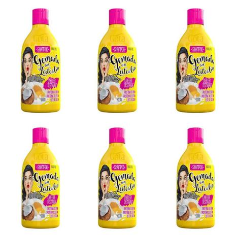 Gota Dourada Gemada Shampoo C/ Leite De Coco 400ml (Kit C/06) Menor preço em Gota Dourada Gemada Shampoo C/ Leite De Coco 400ml (Kit C/06)