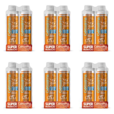 Gota Dourada Gotíssima Shampoo + Condicionador Confrei Sereno 300ml (Kit C/06) Menor preço em Gota Dourada Gotíssima Shampoo + Condicionador Confrei Sereno 300ml (Kit C/06)