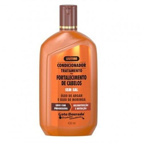 Gota Dourada Liso C/ Progressiva Condicionador 430ml (Kit C/03) é boa?