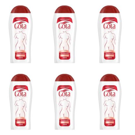 Gota Dourada Love Sabonete Líquido Íntimo 250ml (Kit C/06) Menor preço em Gota Dourada Love Sabonete Líquido Íntimo 250ml (Kit C/06)