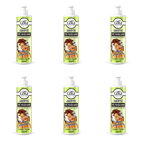 Gota Dourada Pré Matizador Shampoo 300ml (Kit C/06) Menor preço em Gota Dourada Pré Matizador Shampoo 300ml (Kit C/06)