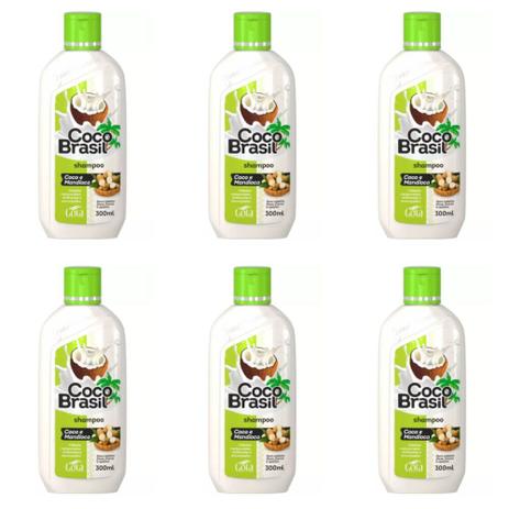 Gota Dourada Shampoo Coco E Mandioca 300ml (Kit C/06) Menor preço em Gota Dourada Shampoo Coco E Mandioca 300ml (Kit C/06)