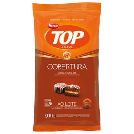 Gotas de Chocolate Fracionado Top Ao Leite 2,1kg - Harald Menor preço em Gotas de Chocolate Fracionado Top Ao Leite 2,1kg - Harald