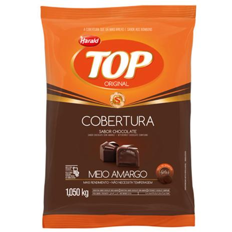 Gotas de Chocolate Fracionado Top Meio Amargo 1|050kg - Harald -