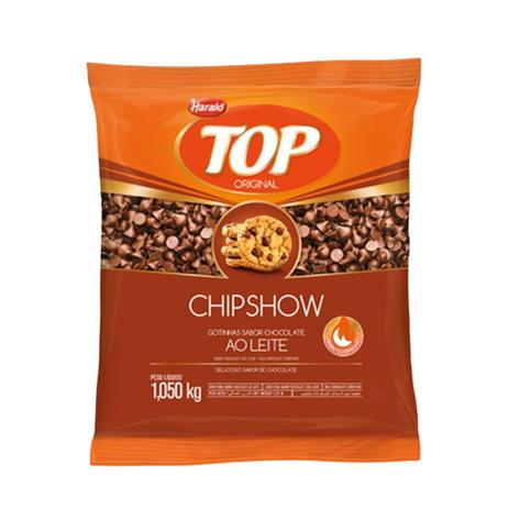 Gotas Forneáveis Harald Top Chipshow Cobertura de Chocolate ao Leite 1,05 Kg Menor preço em Gotas Forneáveis Harald Top Chipshow Cobertura de Chocolate ao Leite 1,05 Kg