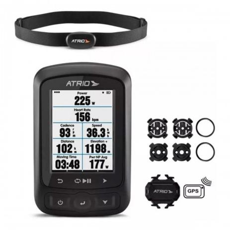 Gps ATRIO Titanium BI155 / Cinta Frequência Cardíaca / Sensor Cadência e Potência / Bateria Recarreg Menor preço em Gps ATRIO Titanium BI155 / Cinta Frequência Cardíaca / Sensor Cadência e Potência / Bateria Recarreg