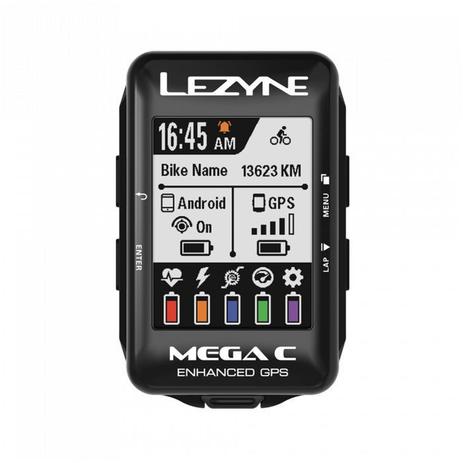 GPS LEZYNE MEGA C GPS Ciclocomputador Preto com Visor Colorido Menor preço em GPS LEZYNE MEGA C GPS Ciclocomputador Preto com Visor Colorido