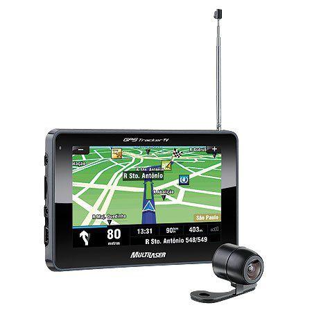 GPS Multilaser Tracker III Tela 4.3 Transmissor FM e Camera de RE GP035 Menor preço em GPS Multilaser Tracker III Tela 4.3 Transmissor FM e Camera de RE GP035