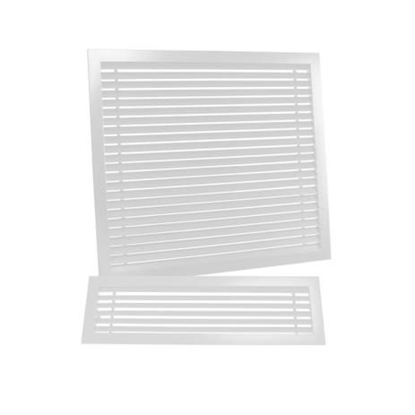 Grade de Ventilaçao Inferior s/moldura Branca - Arke Menor preço em Grade de Ventilaçao Inferior s/moldura Branca - Arke