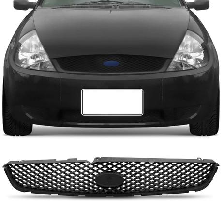 Grade Dianteira Central Ford Ka 2002 2003 2004 2005 2006 2007 Preta Espaço Emblema - Prime Menor preço em Grade Dianteira Central Ford Ka 2002 2003 2004 2005 2006 2007 Preta Espaço Emblema - Prime