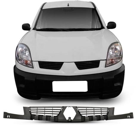 Grade Dianteira Central Kangoo 2008 2009 2010 2011 2012 2013 2014 Preto Espaço Emblema - Prime Menor preço em Grade Dianteira Central Kangoo 2008 2009 2010 2011 2012 2013 2014 Preto Espaço Emblema - Prime