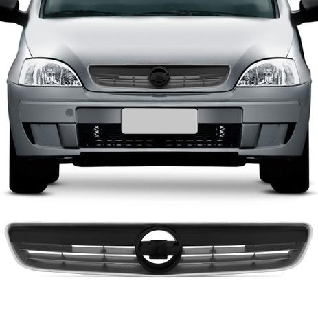 Grade Dianteira Chevrolet Corsa Hatch Sedan 2003 a 2012 Montana 2003 a 2010 Preta - G. componentes Menor preço em Grade Dianteira Chevrolet Corsa Hatch Sedan 2003 a 2012 Montana 2003 a 2010 Preta - G. componentes