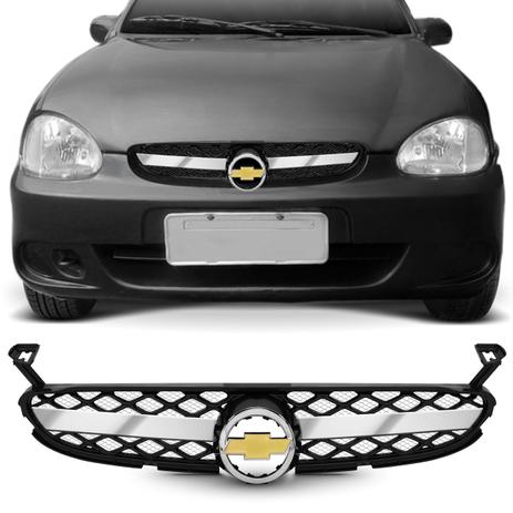 Grade Dianteira Corsa Classic 99 00 01 02 03 04 05 06 07 08 09 10 Colmeia Emblema com Tela - Prime Menor preço em Grade Dianteira Corsa Classic 99 00 01 02 03 04 05 06 07 08 09 10 Colmeia Emblema com Tela - Prime