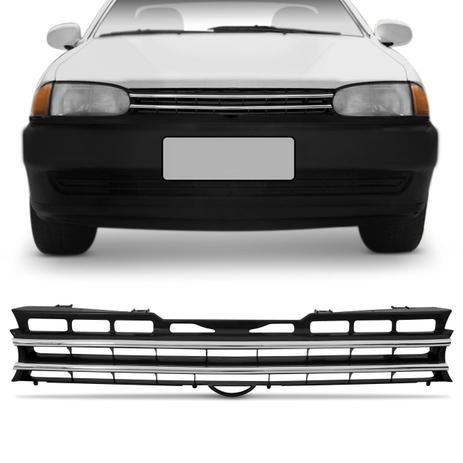Grade Dianteira Gol Parati G2 96 a 02 Preta Tuning Filete Fino - Kit Prime Menor preço em Grade Dianteira Gol Parati G2 96 a 02 Preta Tuning Filete Fino - Kit Prime