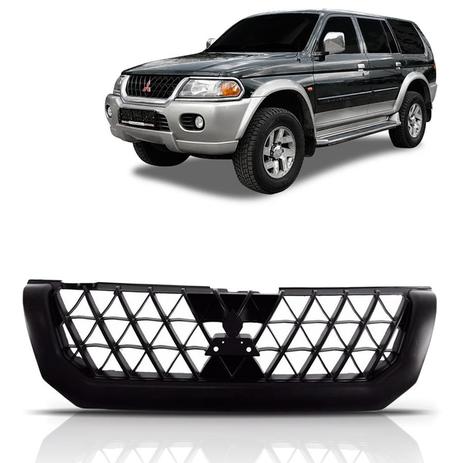 Grade Dianteira Mitsubishi Pajero Sport 2000 2001 2002 2003 2004 - Sp acessórios Menor preço em Grade Dianteira Mitsubishi Pajero Sport 2000 2001 2002 2003 2004 - Sp acessórios