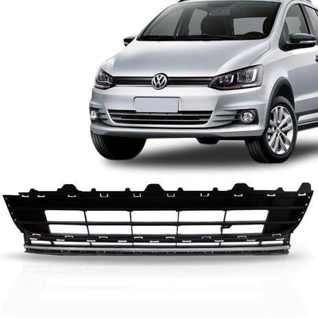 Grade Dianteira Parachoque Fox 2015 2016 2017 Friso Cinza - Retov é boa?