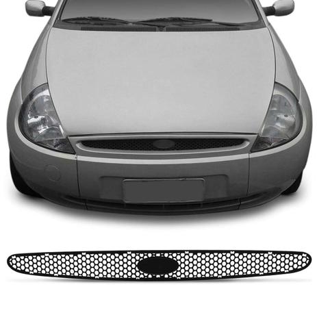 Grade Dianteira Radiador Ford Ka 1997 1998 1999 2000 2001 Preta Espaço Emblema - Blawer Menor preço em Grade Dianteira Radiador Ford Ka 1997 1998 1999 2000 2001 Preta Espaço Emblema - Blawer
